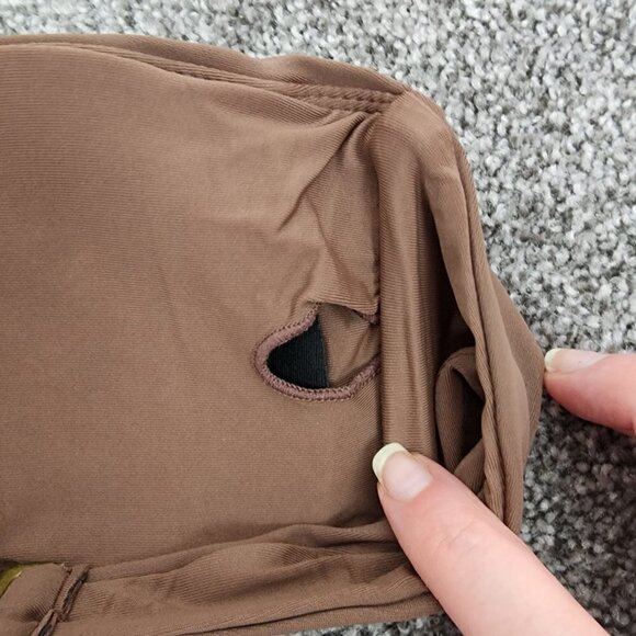 NWT Andie The Scala Padded Bandeau Bikini Top Espresso Small - Picture 5 of 8